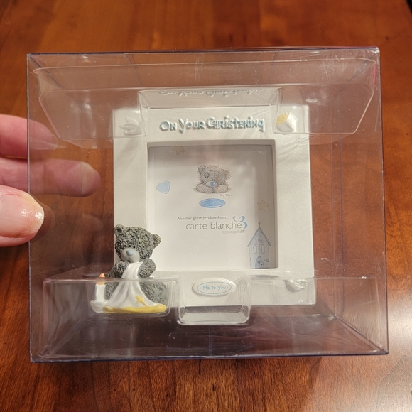 CARTE BLANCHE 🕊️ NIB Precious Tatty Teddy-Me to You "ON YOUR CHRISTENING" Frame - Picture 14 of 16